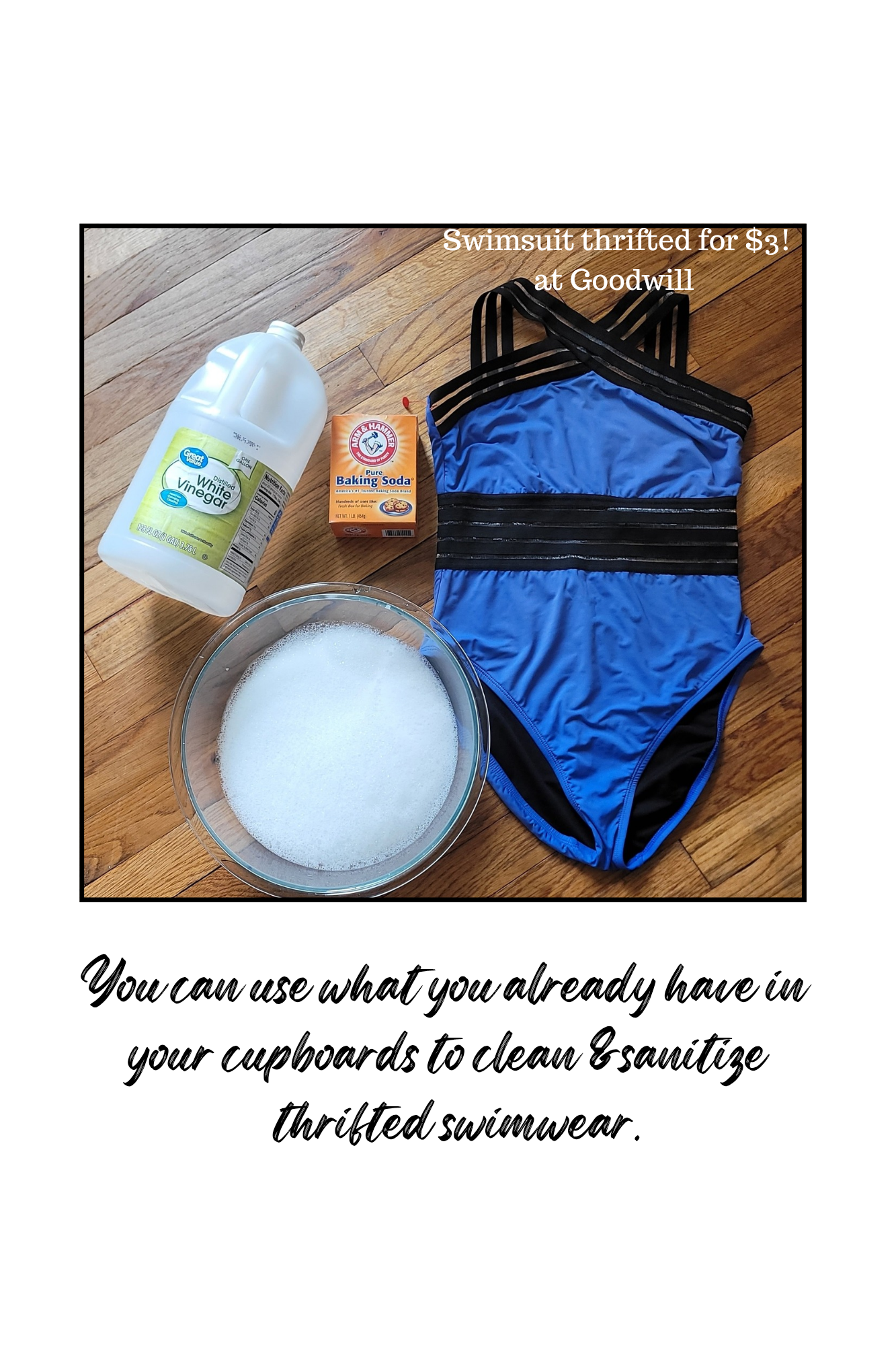 How to clean a swimsuit.