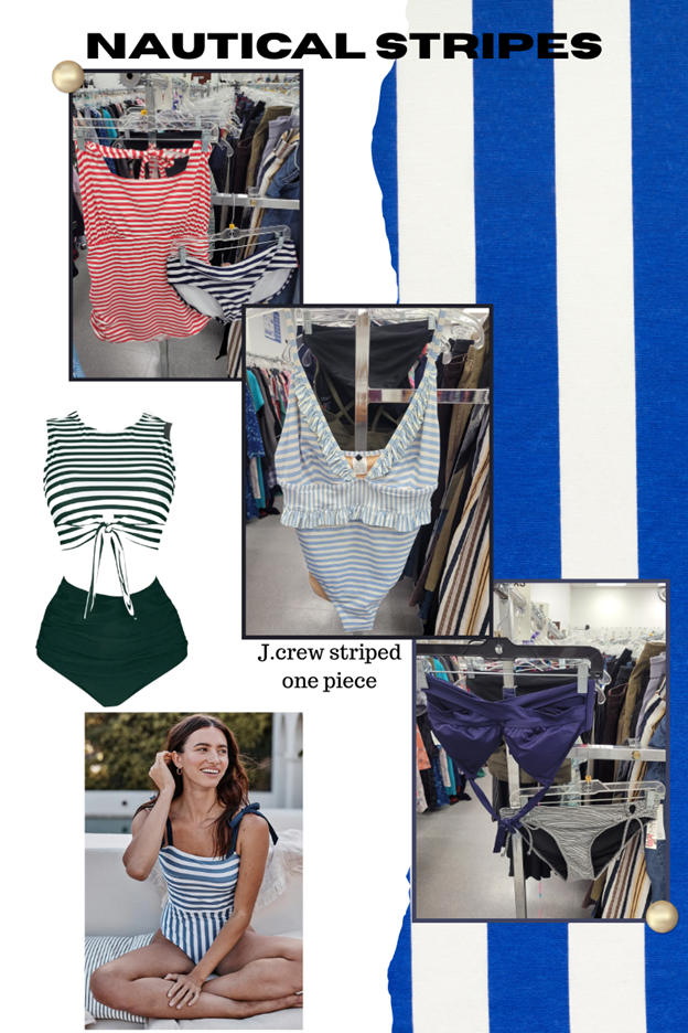 Nautical swimsuits