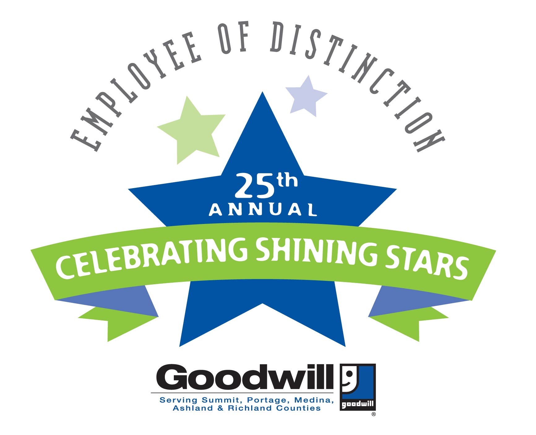 Logo for Goodwill's Employee of Distinction event