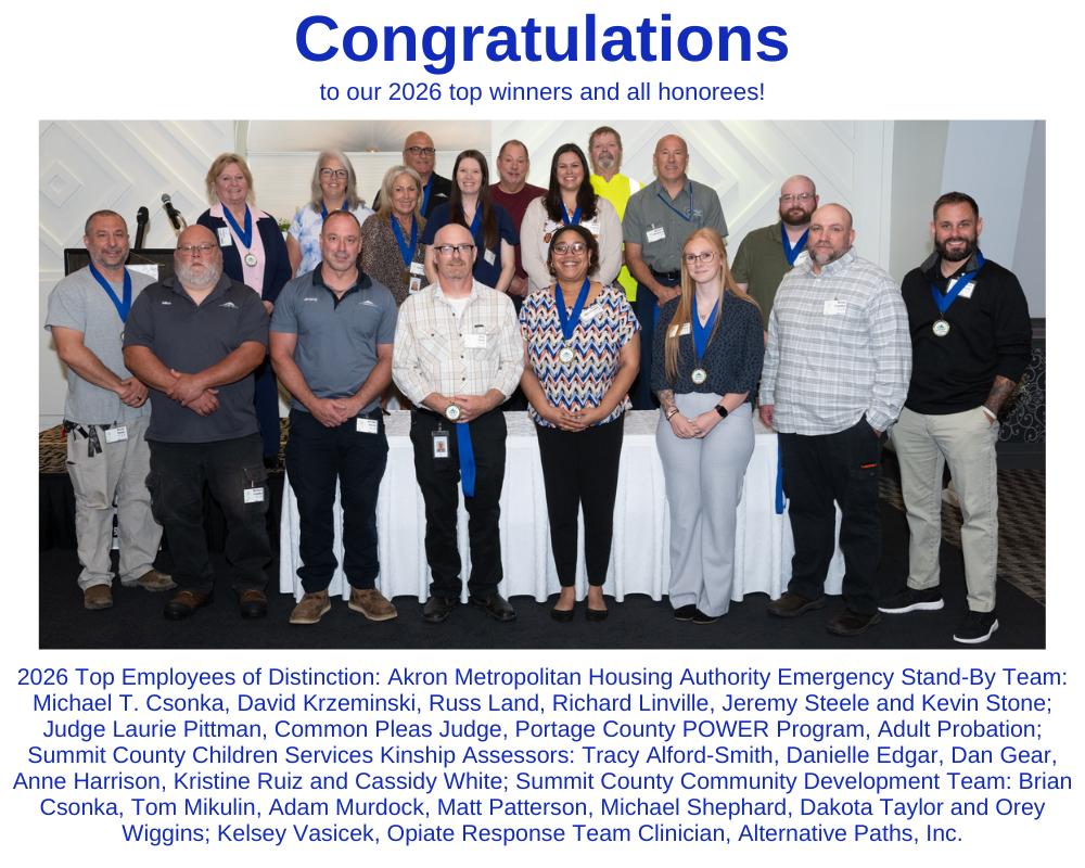 Group photo with caption of the 2026 Employee of Distinction Award Program winners
