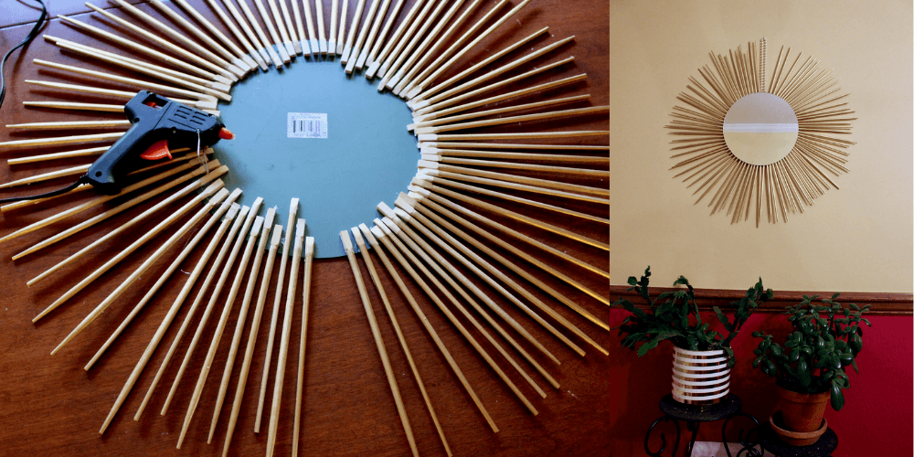 Popsicle Stick Starburst Mirror DIY – mox & fodder