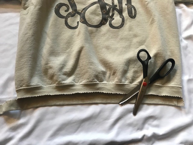 How To Make DIY Monogrammed Sweatshirts