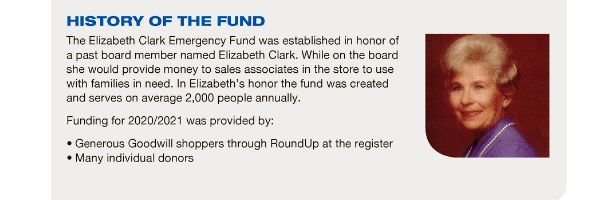 Elizabeth Clark Emergency Fund Infographic