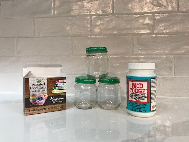 Upcycling Baby Food Jars, Part 2 – Gazing In