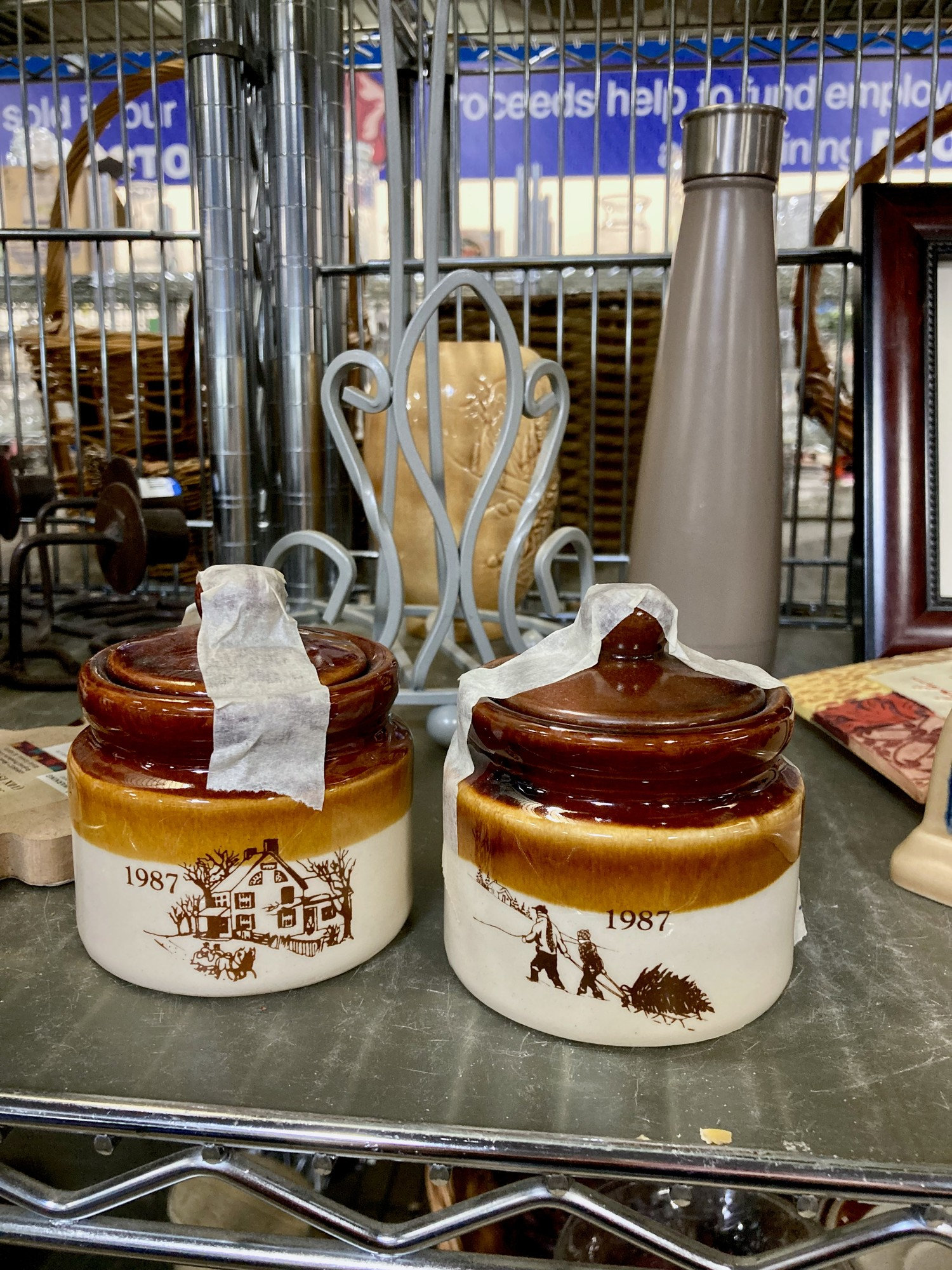 Thrifted Planters Goodwill Akron