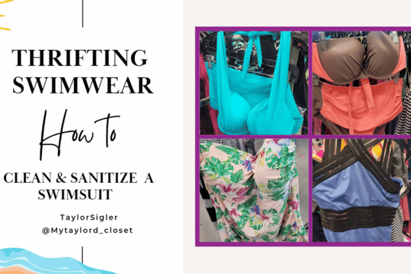 How to clean and sanitize a swimsuit.