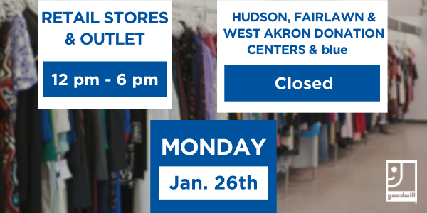 New hours in place for retail and outlet stores.